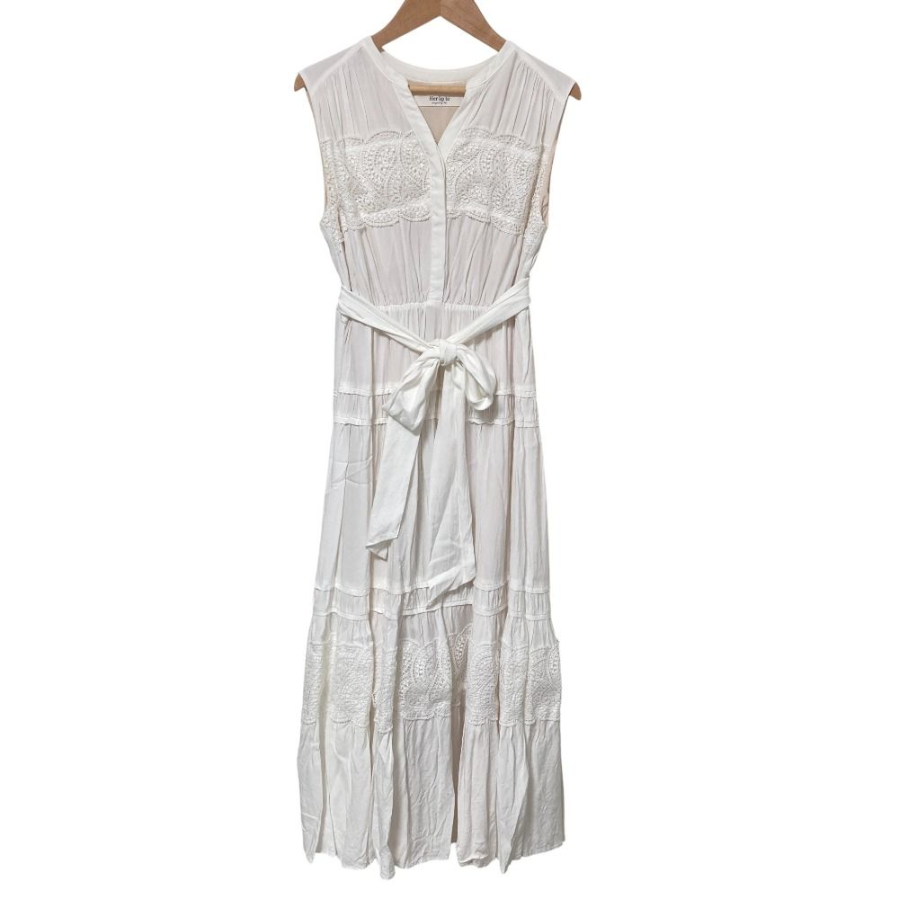 良品 24SS Herlipto ハーリップトゥ Scala Lace-Trimmed Dress