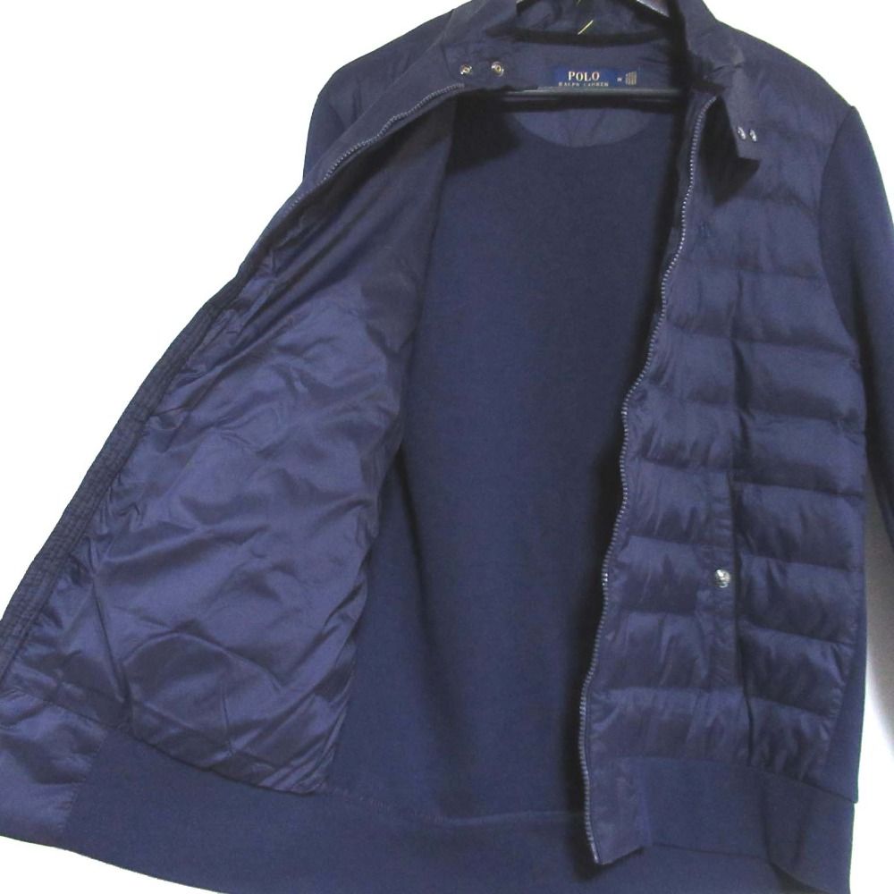 美品 POLO RALPH LAUREN ポロラルフローレン スウェット切替 ジップ