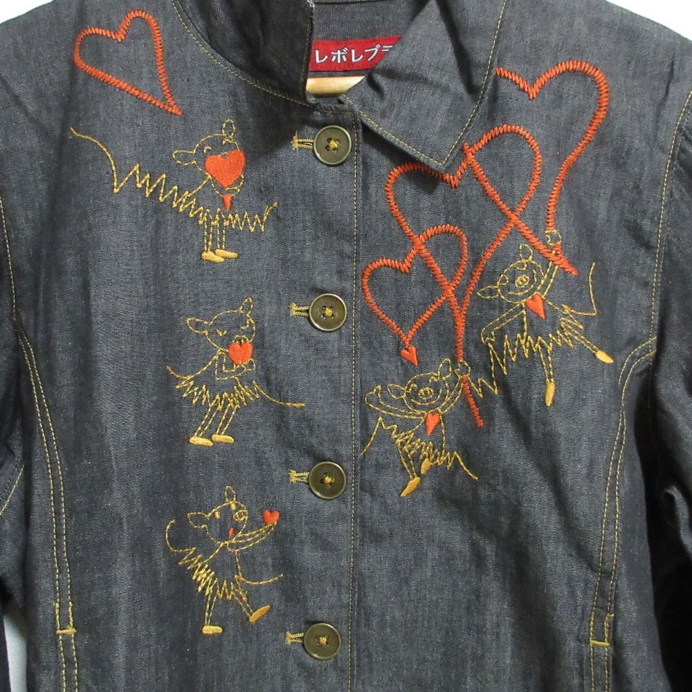 未使用 OLLEBOREBLA オレボレブラ アルベロベロ ぶたさん刺繍 シャツ