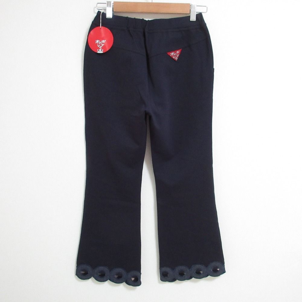 美品【アルベロベロ】オレボレブラ　ぶたさん　ピノキオ　パンツ　黒 極美品 アルベロベロ デニムパンツ ブタさん 切替 ウォッシャブル L