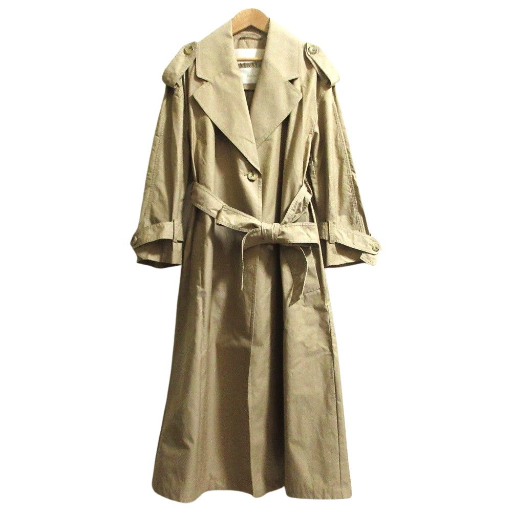 美品 23SS Max Mara The Cube マックスマーラ シングル トレンチコート