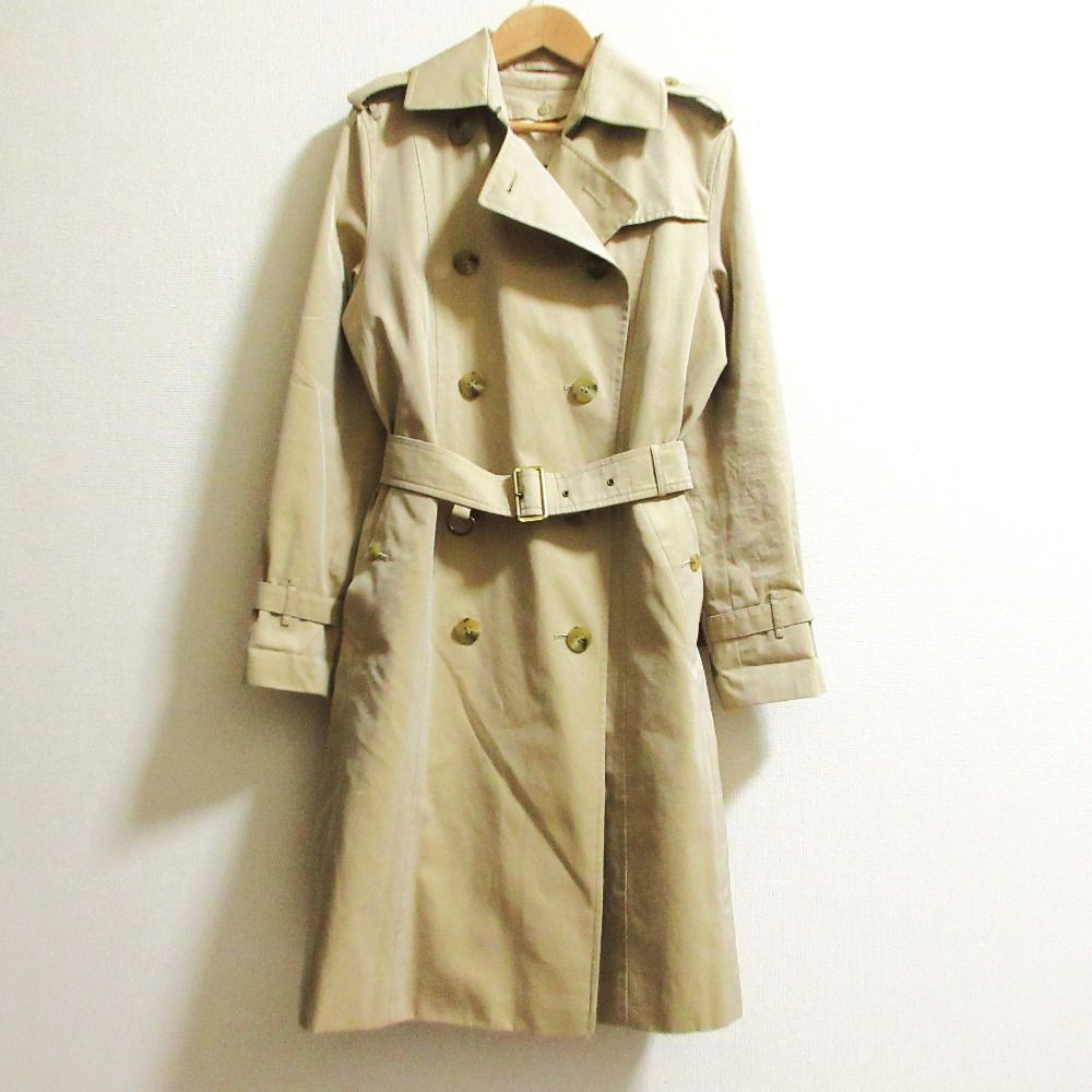 良品 BURBERRY バーバリー ライナーノバチェック ベルト付き トレンチ