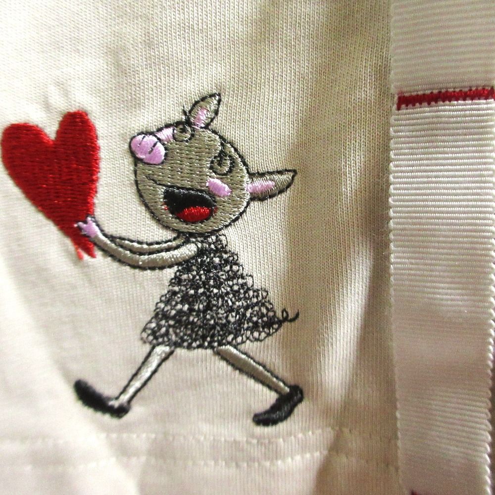 オレボレブラ♥️ぶたさんメッセージプリントカーディガン 未使用 OLLEBOREBLA ALBEROBELLO オレボレブラ アルベロベロ ぶたさん