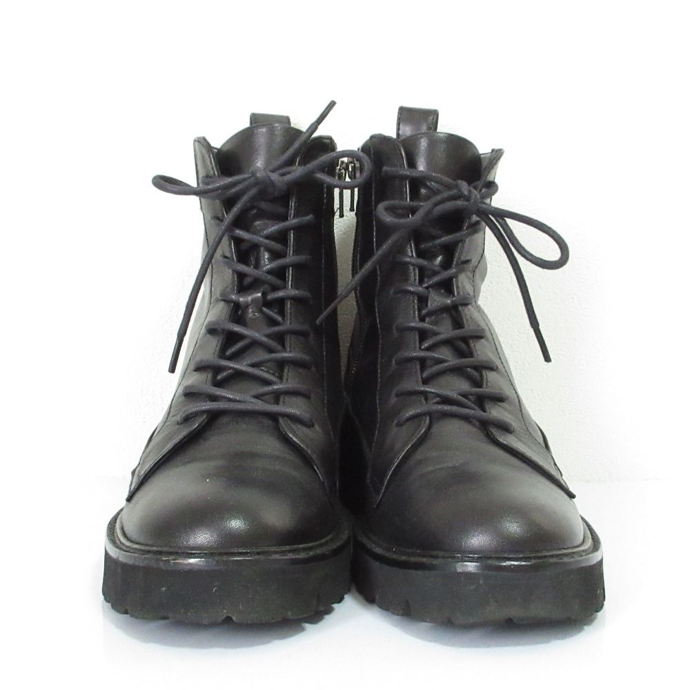 MARGARET HOWELL idea レザー ロングブーツ ファスナー美品 Margaret Howell IDEA ロングブーツ MARGARET HOWELL idea レザー