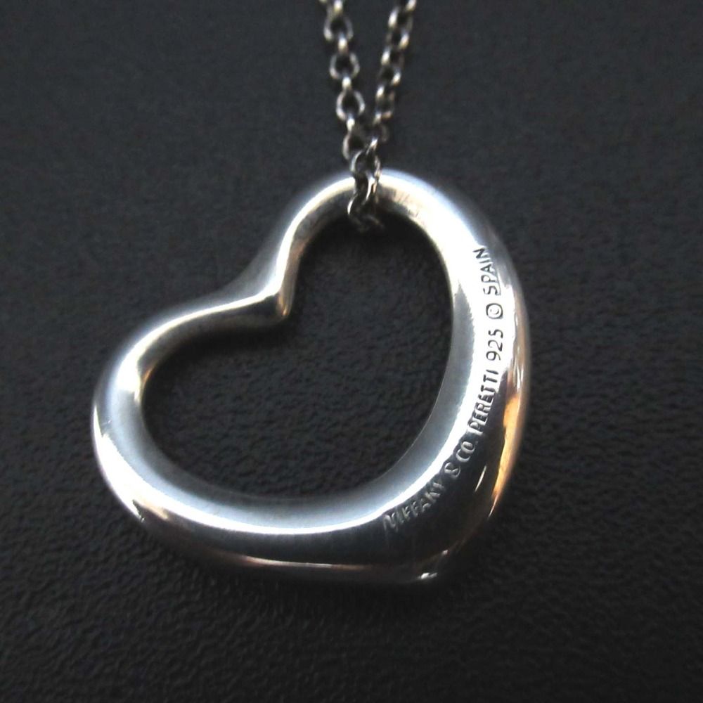 美品 Tiffany&Co ティファニー オープンハート ネックレス ペンダント