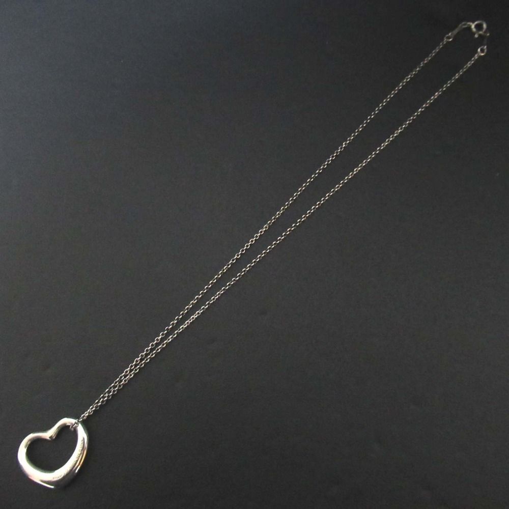 美品 Tiffany&Co ティファニー オープンハート ネックレス ペンダント