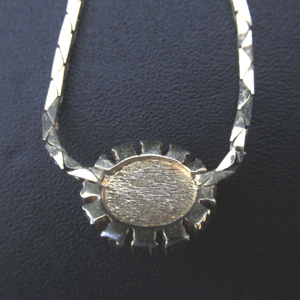 美品✨Christian Dior カラーストーン ネックレス スネークチェーン 美品 クリスチャンディオール スネーク チェーン ネックレス パヴェ