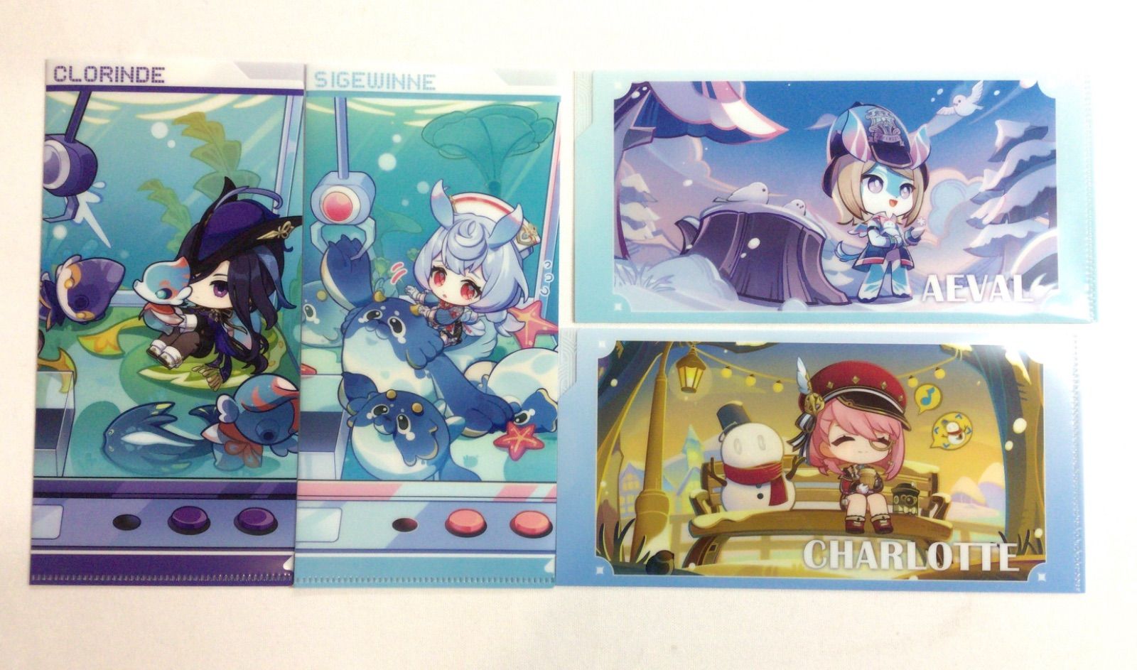 原神 GiGO 特典 チケットファイル 4枚 セット - メルカリ