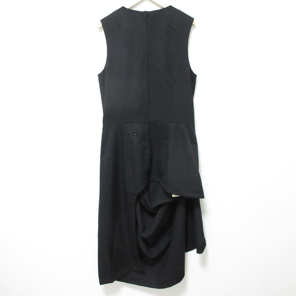 AD 2025 COMME des GARCONS コムデギャルソン コムコム ノースリーブ ワンピース RL-A 001 サイズS ブラック レディース 古着
