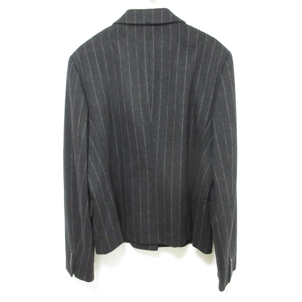 Max Mara テーラードジャケット ダークグレー Max Mara マックスマーラ カシミヤブレンド テーラードジャケット