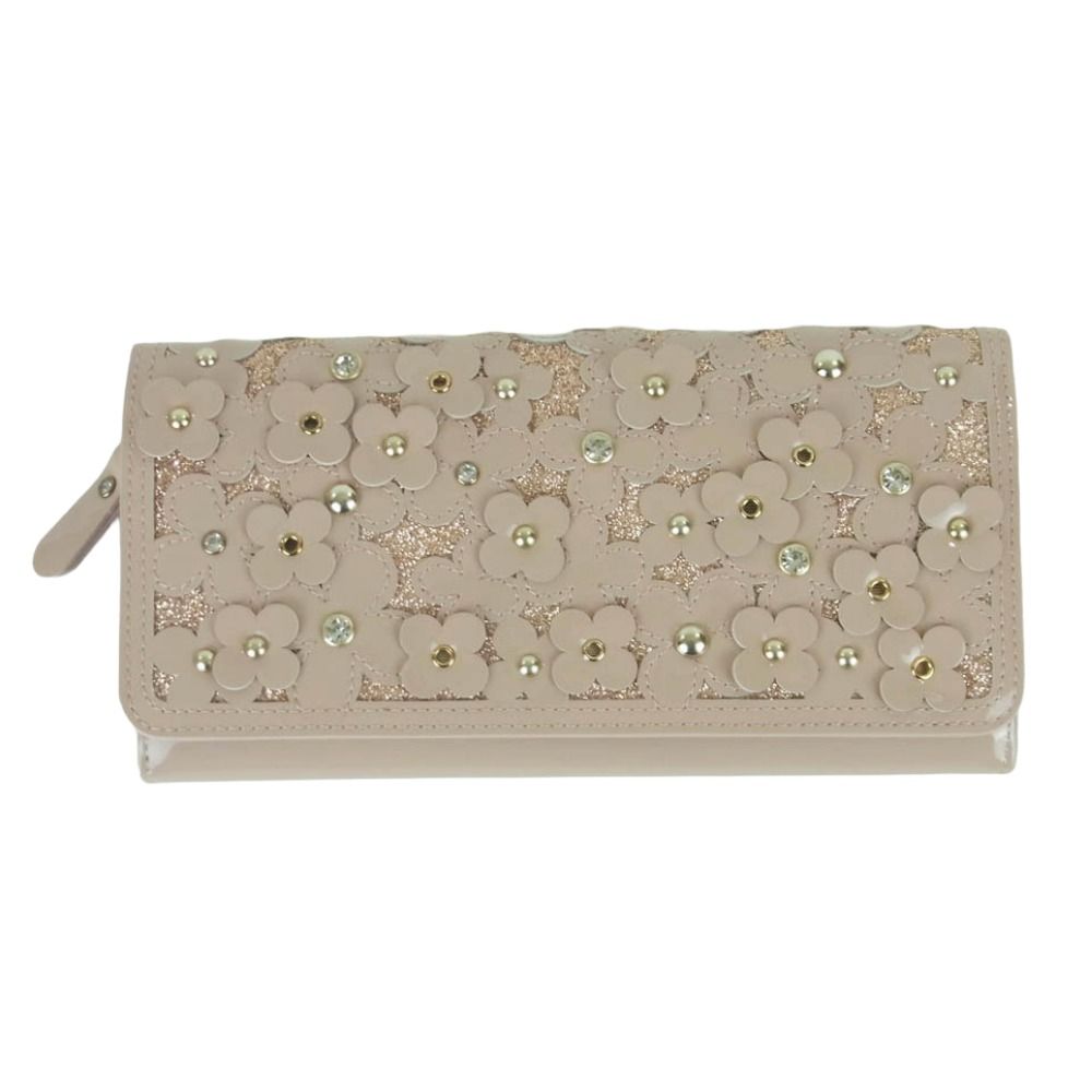 アンテプリマ 10857-33 フォラータ2 かぶせ 長財布 ロング ウォレット 中国製 ピンク系 上