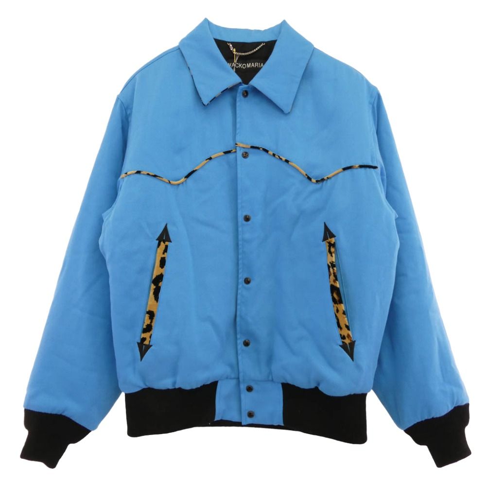 WACKO MARIA ワコマリア 25 AW FW WMO BL 27 WOOL WESTERN JACKET ウール ウエスタン ジャケット ライトブルー系 S