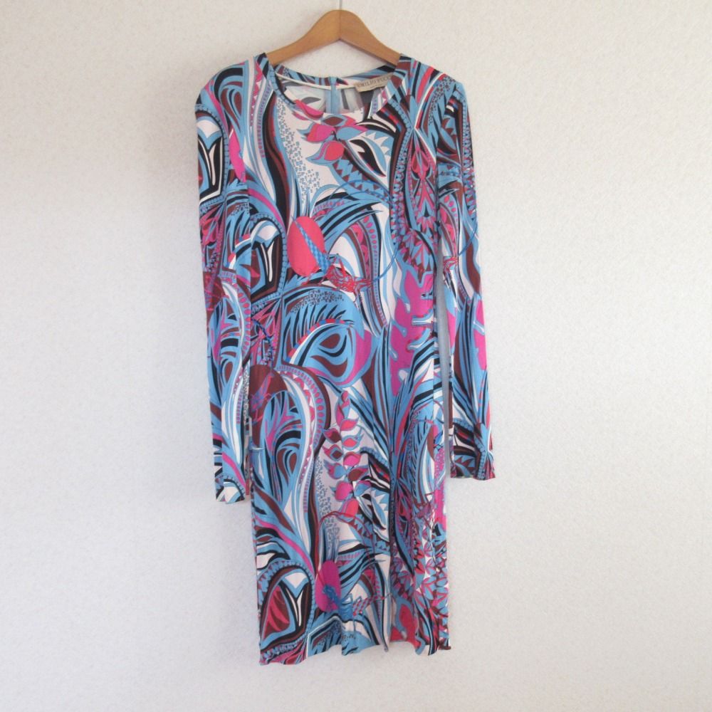 エミリオプッチ　サイド柄　ワンピース 楽天市場】エミリオプッチ Emilio Pucci レディース ワンピース 長袖