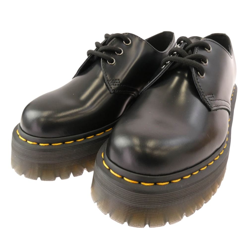 Dr.Martens ドクターマーチン 1461 QUAD 3 ホール レザー レースアップ シューズ ブラック系 US 8