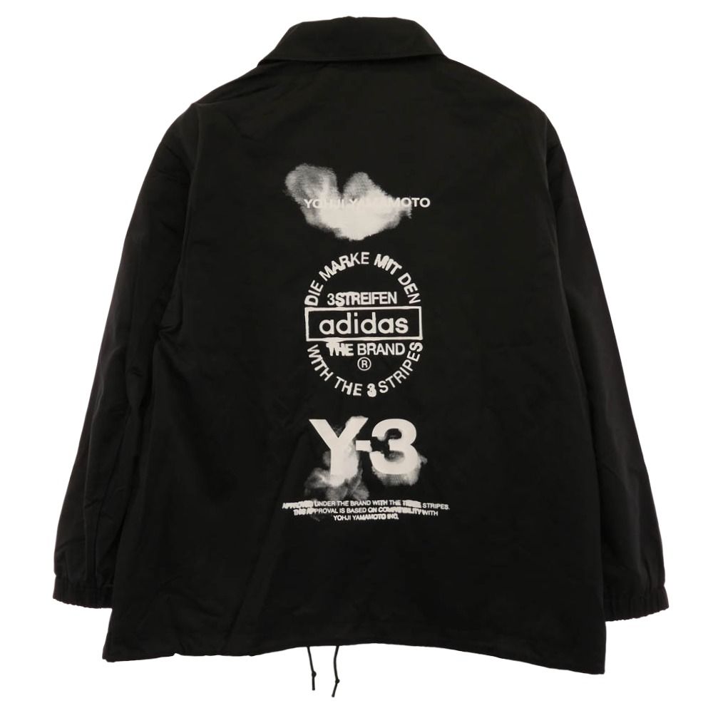 Y-3 Yohji Yamamoto ワイスリー ヨウジヤマモト 25 AW JW 4626 GRAPHIC COACH JACKET グラフィック コーチ ジャケット ブラック系 L