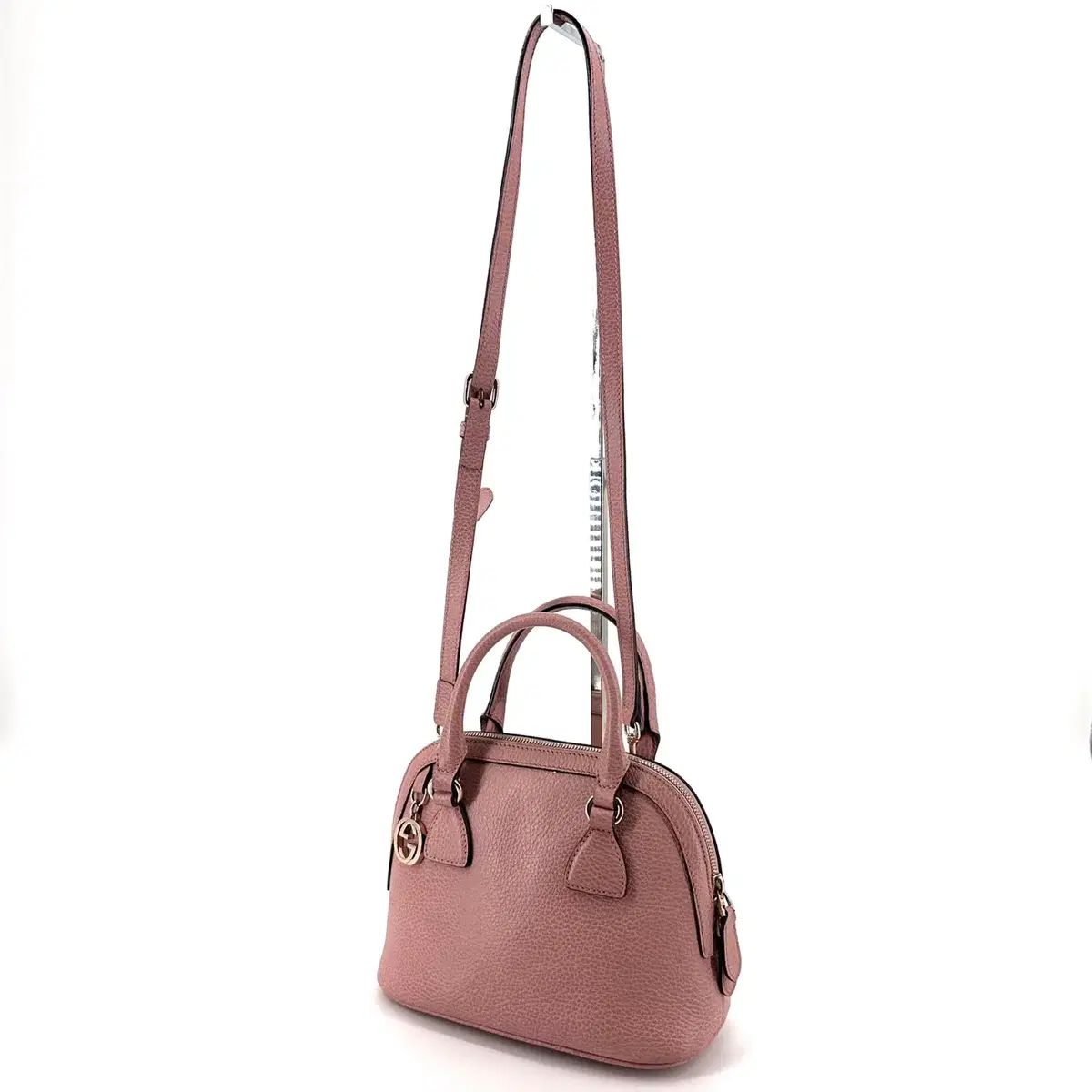 グッチ インターロッキング チャーム 装飾 トートバッグ 兼 ショルダーバッグ 449661