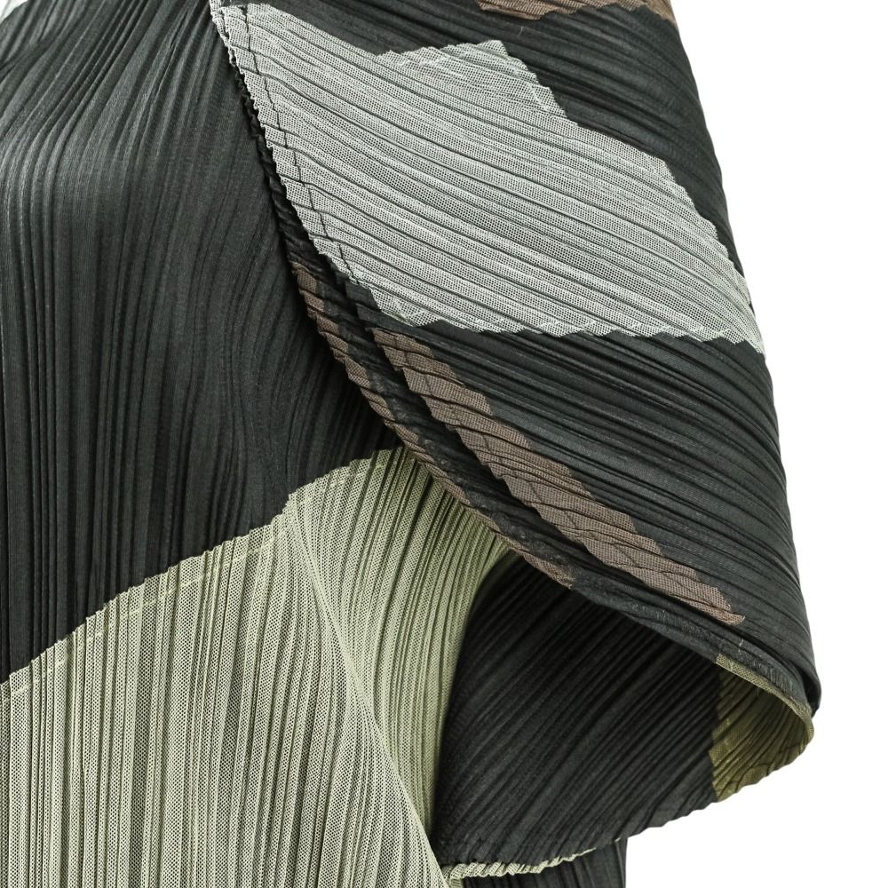 pazy 美品 PLEATS PLEASE プリーツプリーズ イッセイミヤケ パッチワーク