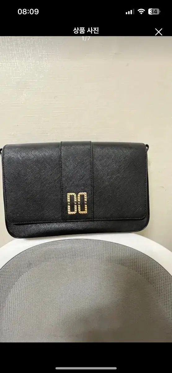 ダックス ブラック チェーン ショルダーバッグ