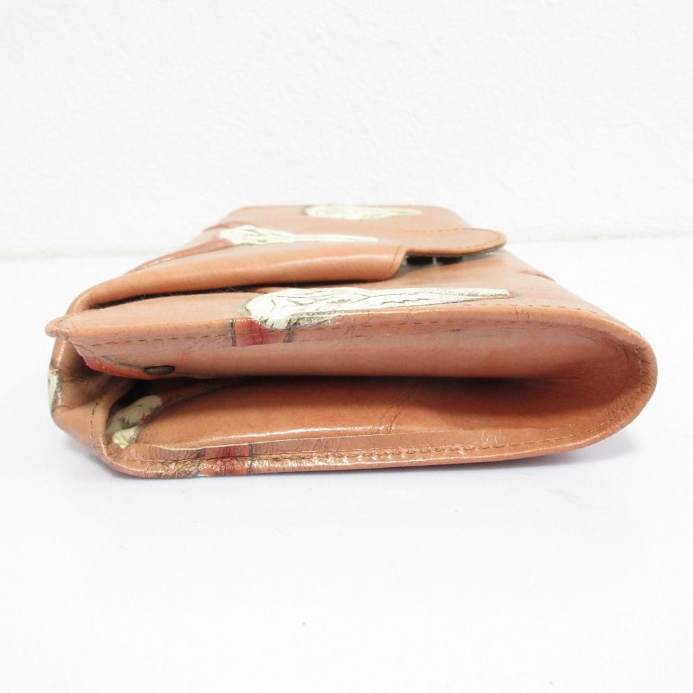 良品 HIROKO HAYASHI ヒロコハヤシ レザー バッファローモチーフ 三