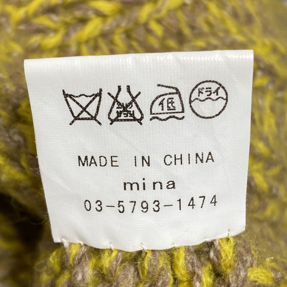 美品 mina perhonen ミナペルホネン mist カシミヤ ハイネック