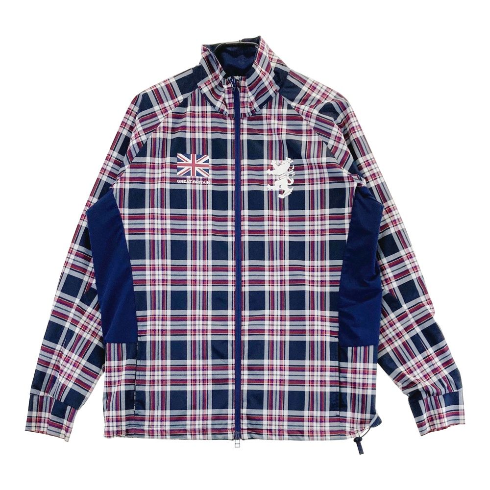 サイズ：XL ADMIRAL アドミラル 裏メッシュジップジャケット チェック