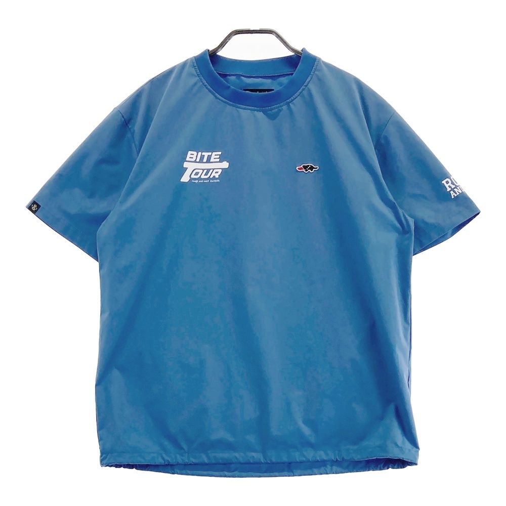 サイズ S ROUGH-SWELL ラフアンドスウェル 2025年 半袖ブルゾン ジャケット ブルー系 ゴルフウェア メンズ ストスト