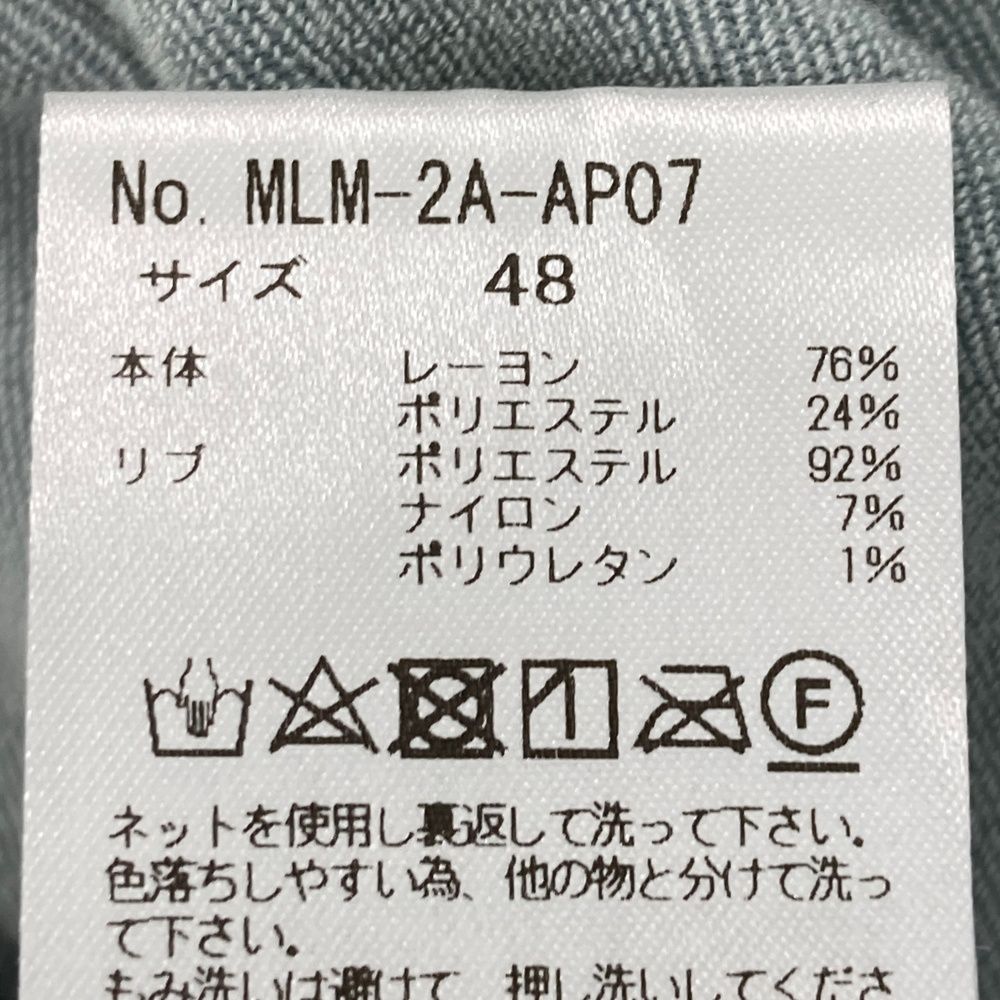 注文 サイズ：48 MARK&LONA マークアンドロナ 半袖ポロシャツ 花刺繍