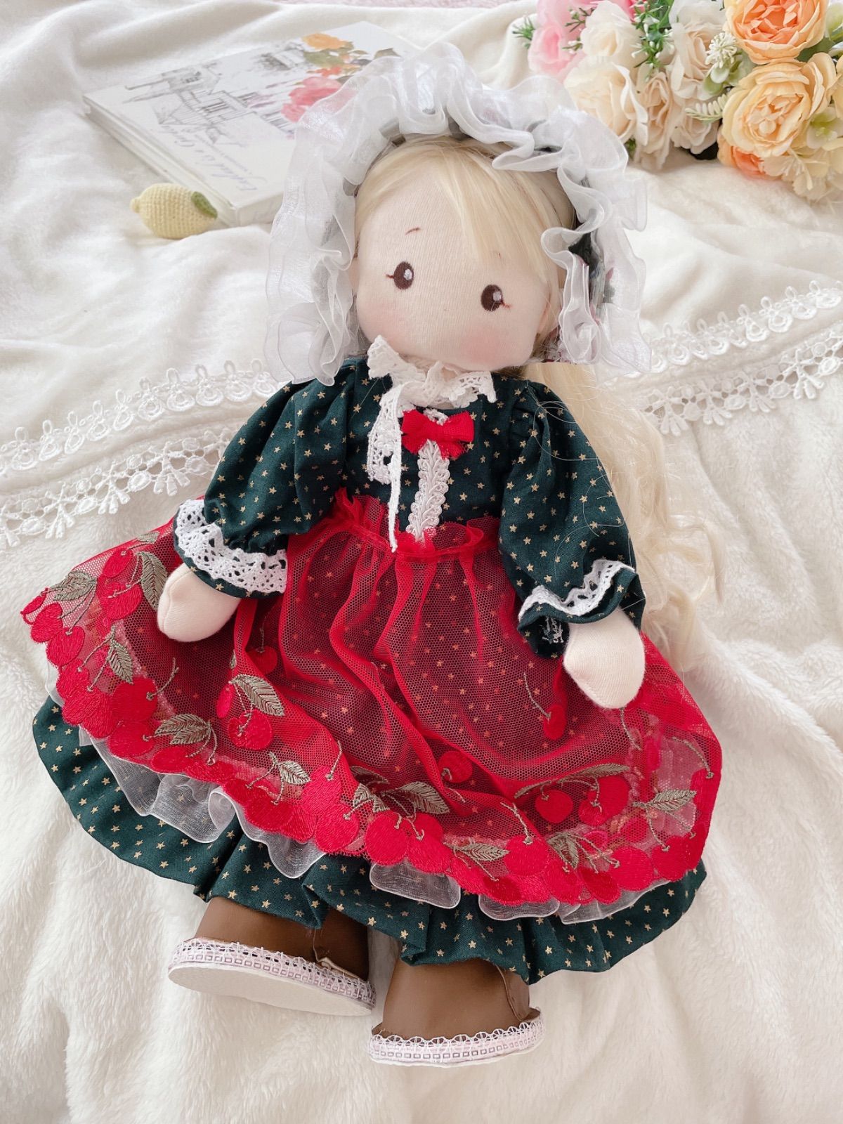 着せ替え布人形 ハンドメイドドール 手作り人形 布人形 ドール