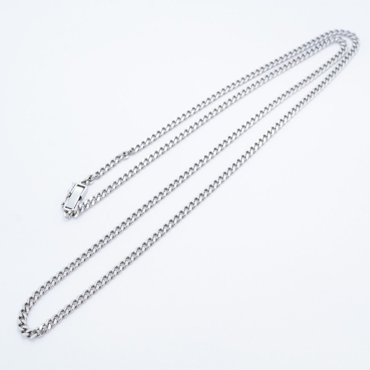 5khp005】喜平 ネックレス Pt850 プラチナ 2面 シングル 65cm 29.9g