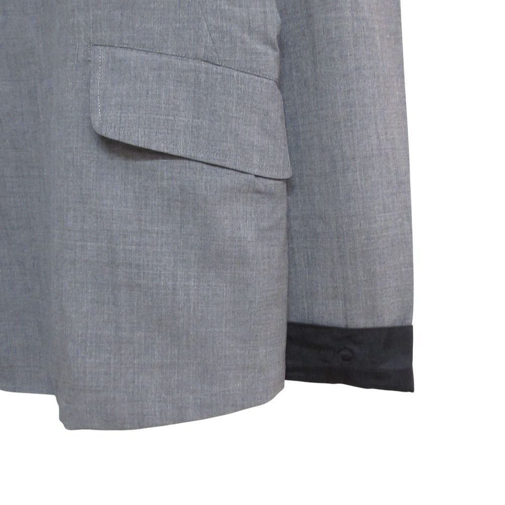 良品 80-90's Y's ヨウジヤマモト ウール スナップボタン ステンカラー