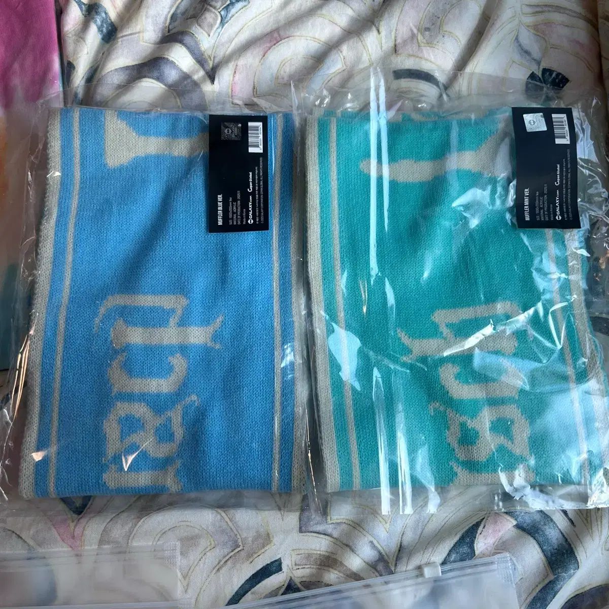 G DRAGON ジードラゴン ウィーバーメンシュ マフラー ミント