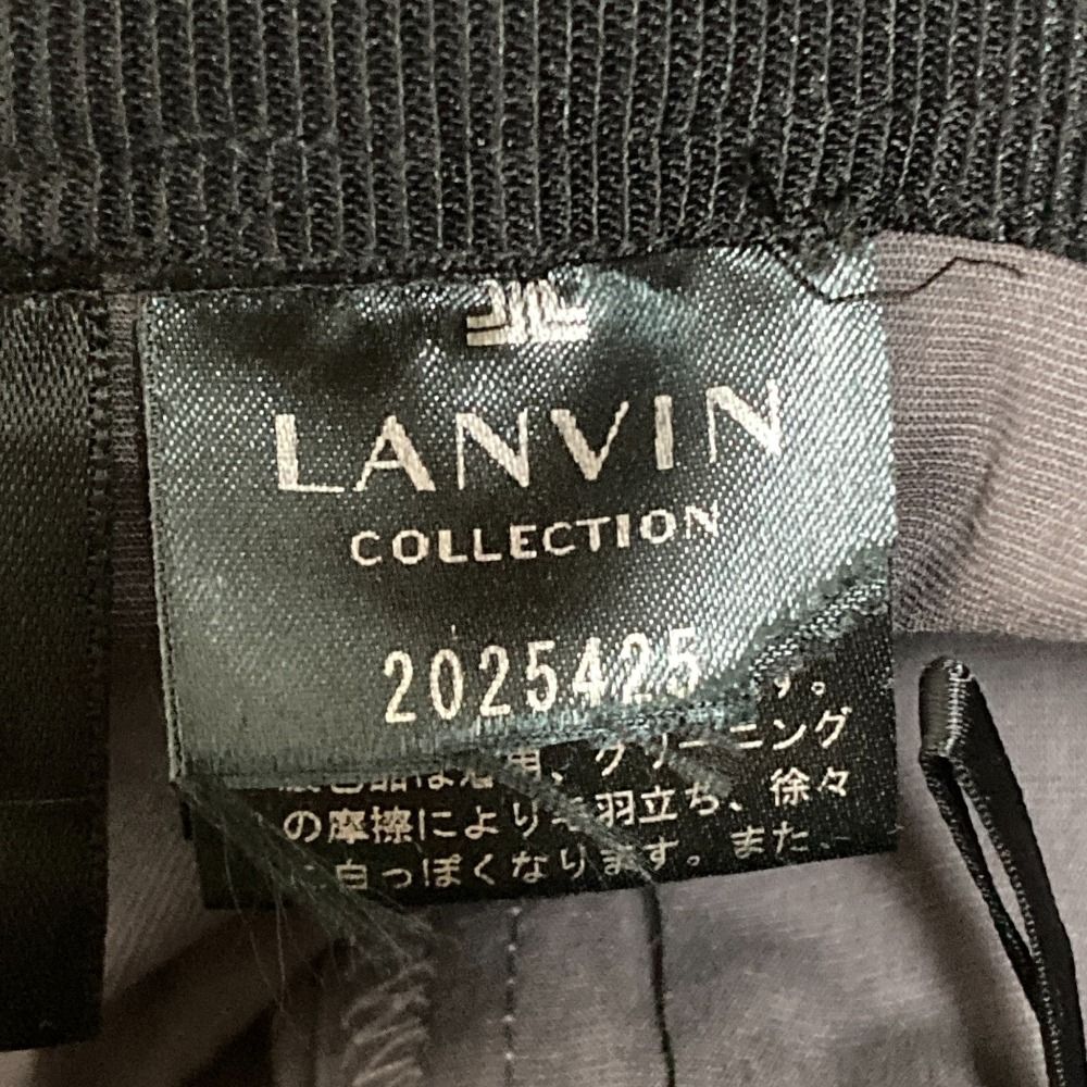 美品 LANVIN COLLECTION ランバンコレクション コードレース ワイド