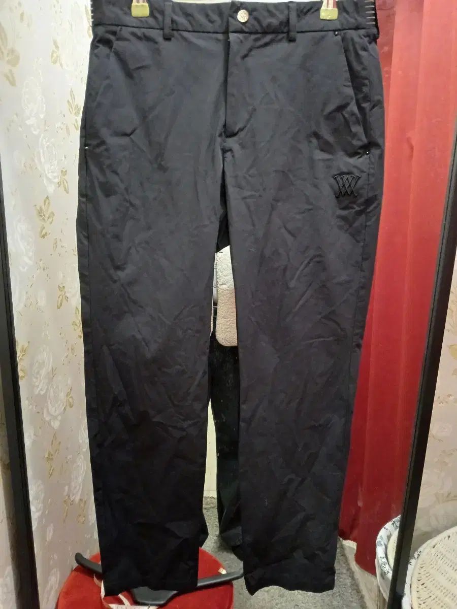 7 14 A レディース ゴルフパンツ ウエスト後ろゴム