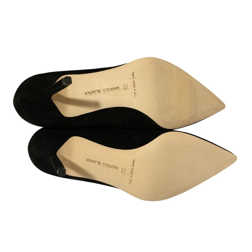 未使用 Manolo Blahnik マノロブラニク BB90 スエード ポインテッド