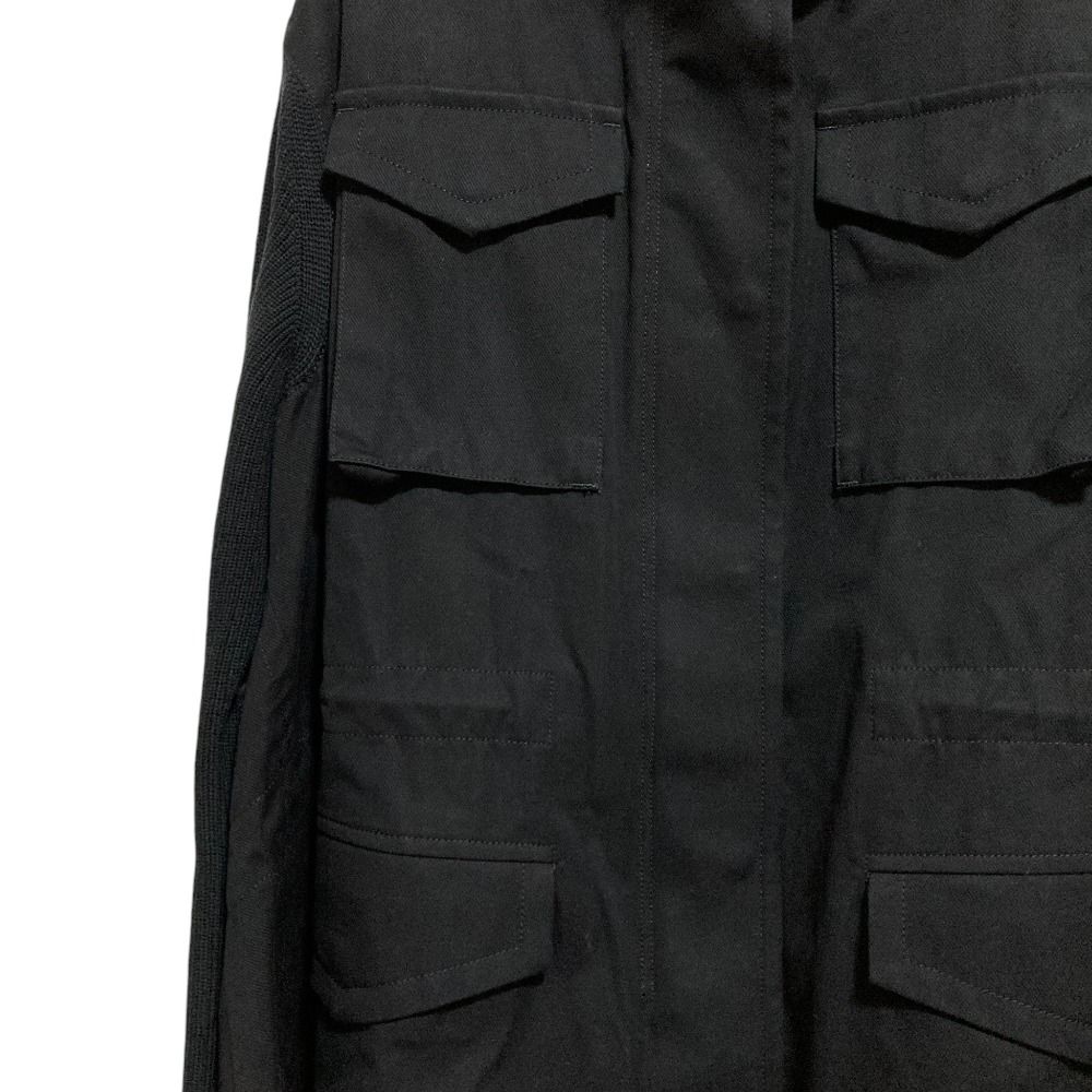 美品 sacai サカイ Fabric Combo Jacket ニットドッキング M-65タイプ