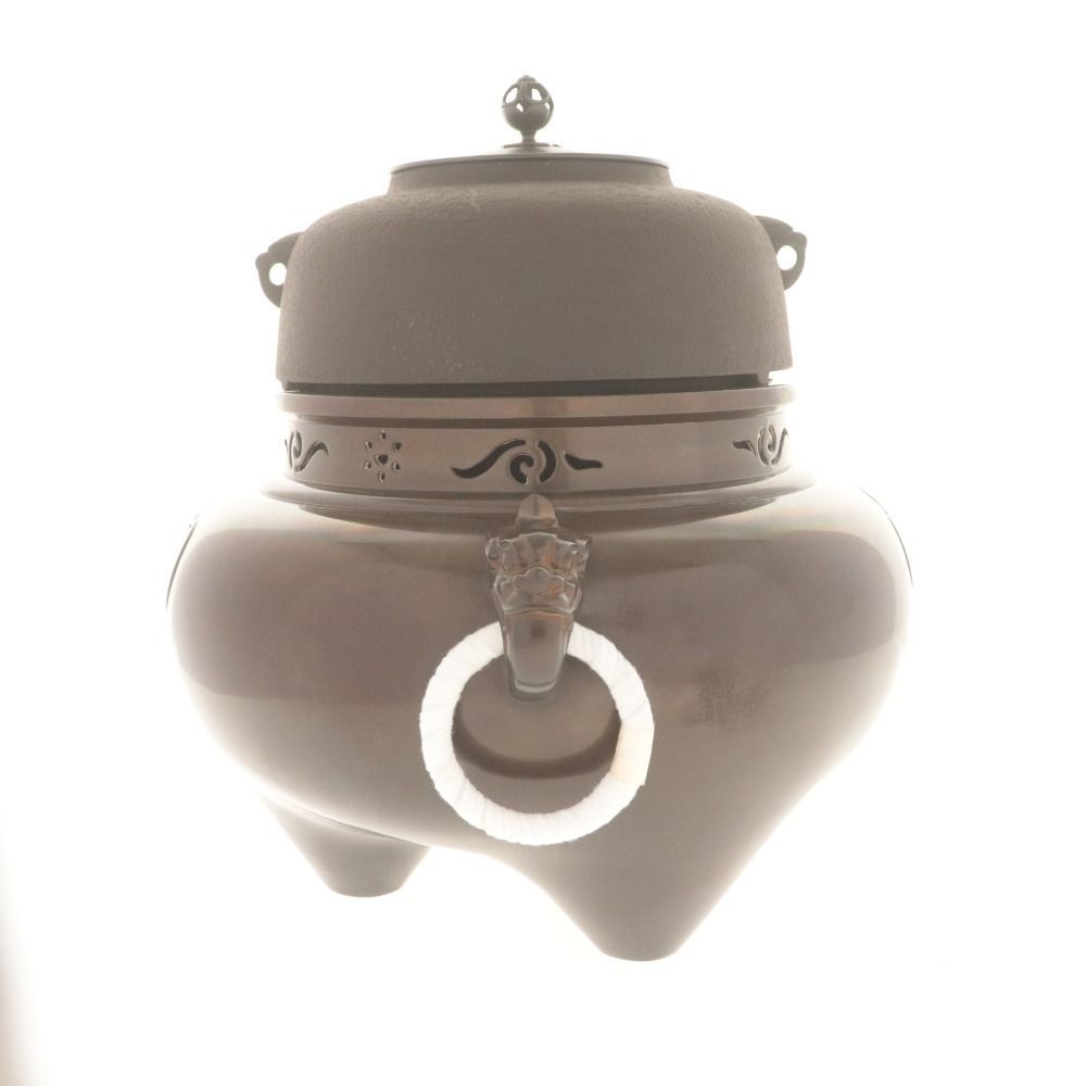 茶道具　茶釜　雲龍釜　　金森紹栄 茶道具 茶釜 雲龍釜 金森紹栄 雲龍釜 釜師 金森浄栄 茶道具 送料