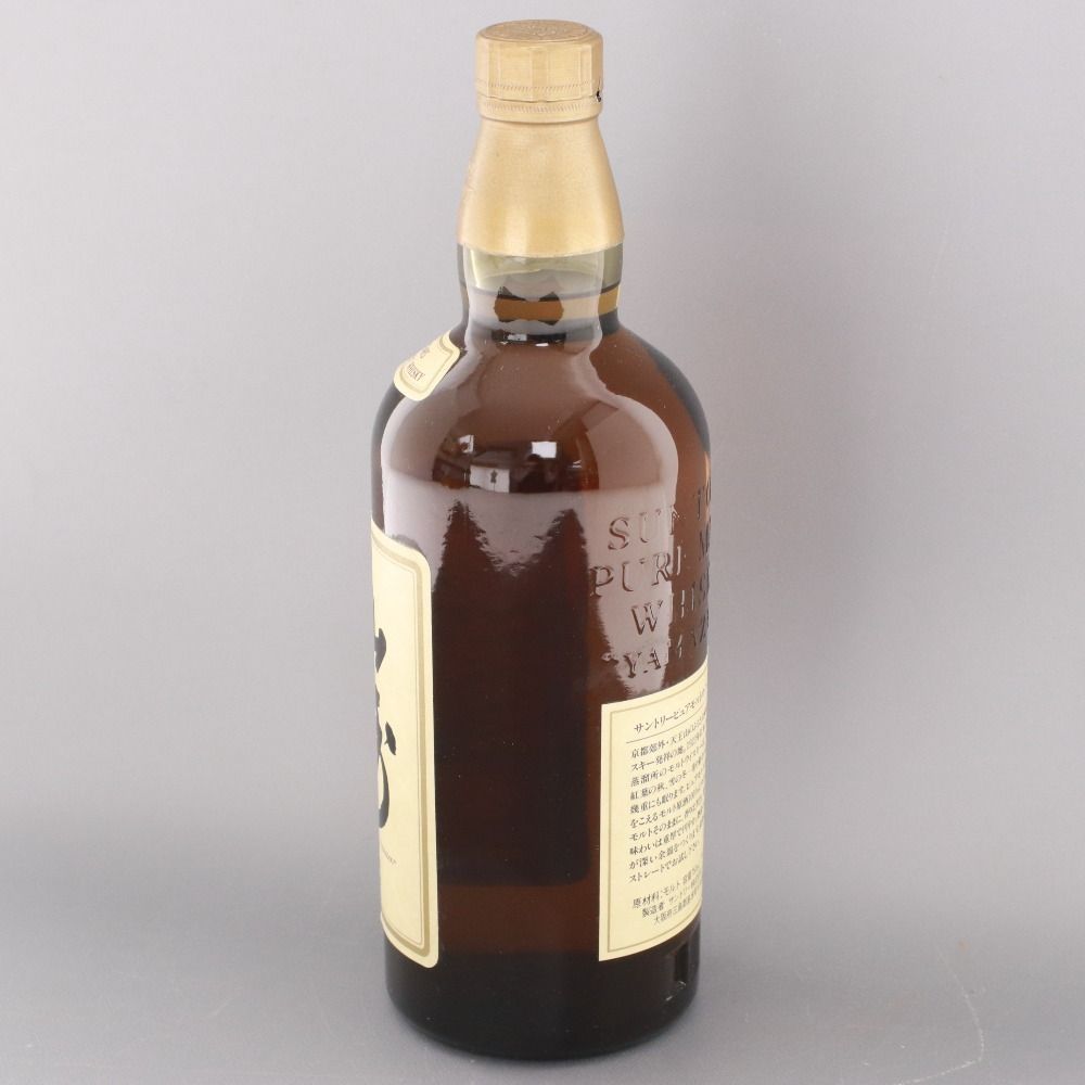 □ 酒 サントリー 山崎12年 ピュアモルト ウイスキー 750ml 43％ 木