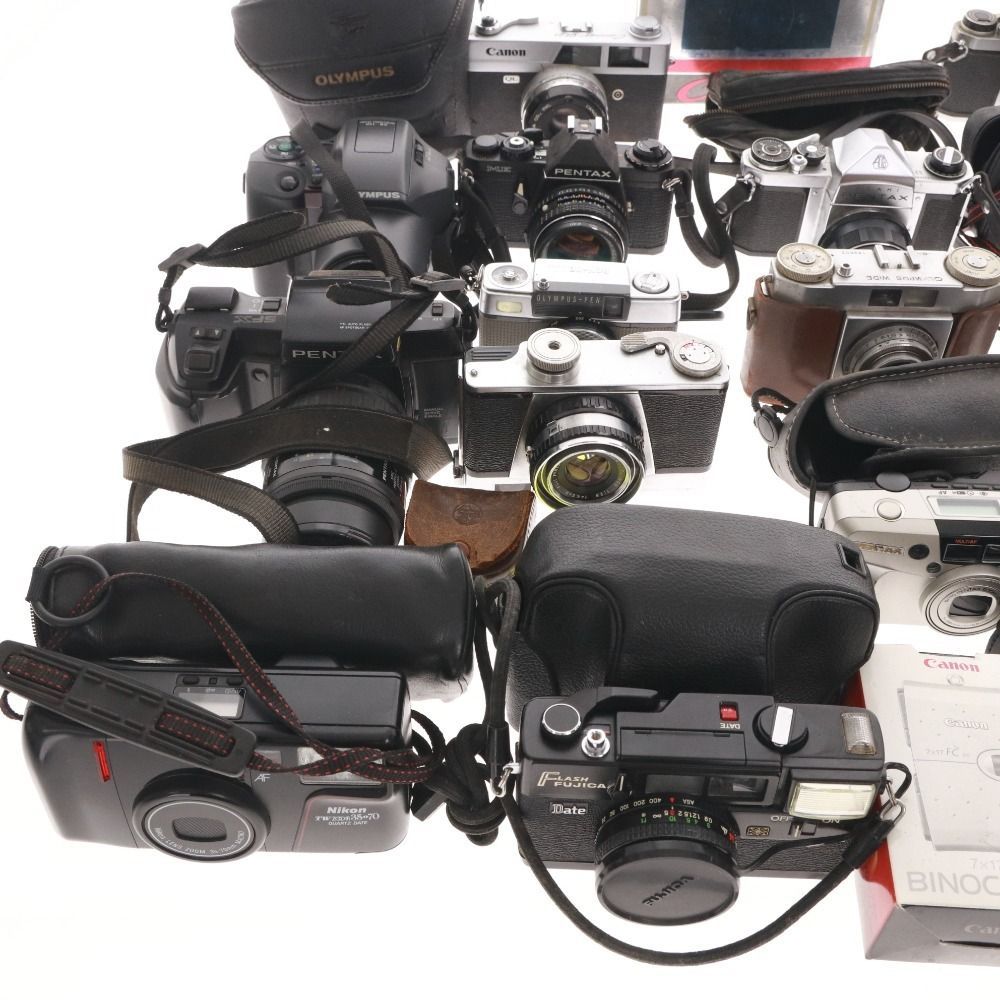 □ キヤノン オリンパス ニコン アサヒ 等 カメラ 双眼鏡 20点セット