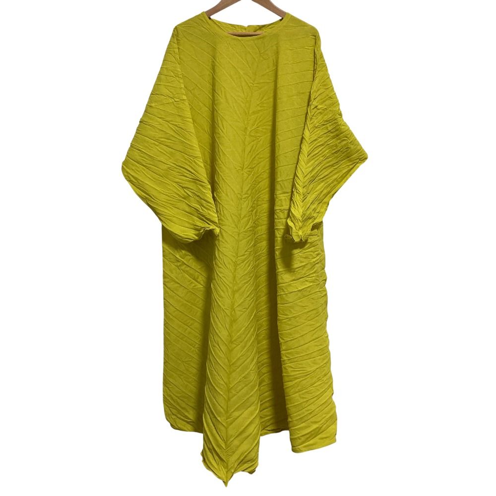 美品 ISSEY MIYAKE イッセイミヤケ ドルマンスリーブ プリーツロング