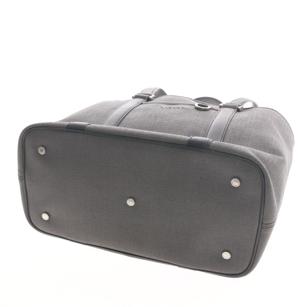 □ ブルガリ トートバッグ 鞄 ウィークエンド PVCキャンバス レザー