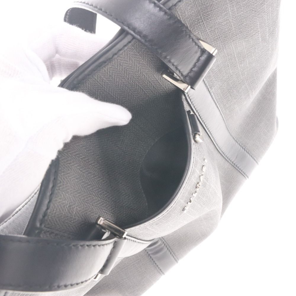 □ ブルガリ トートバッグ 鞄 ウィークエンド PVCキャンバス レザー