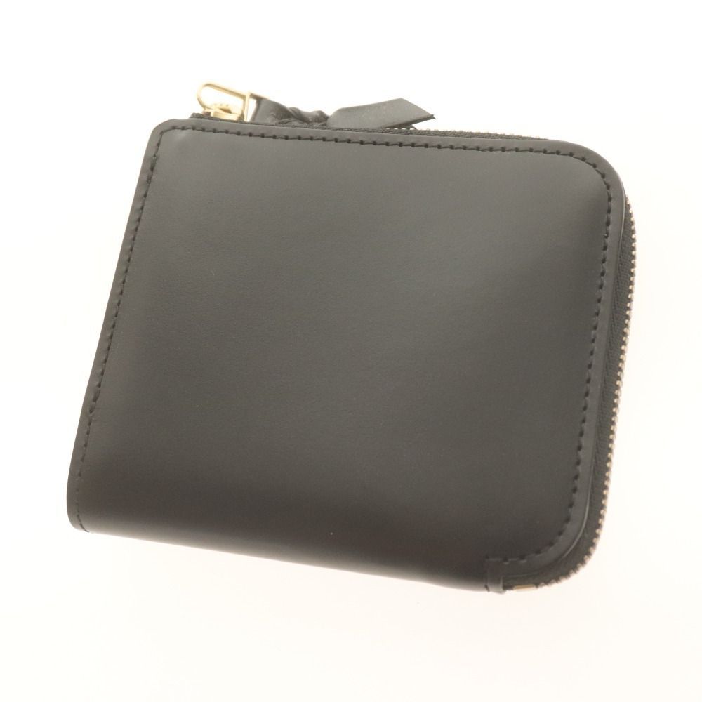 Munekawa Cram 財布 L字ファスナーブライドルレザー 黒 ウォレット ミニ コンパクト メンズ ブラック 付き