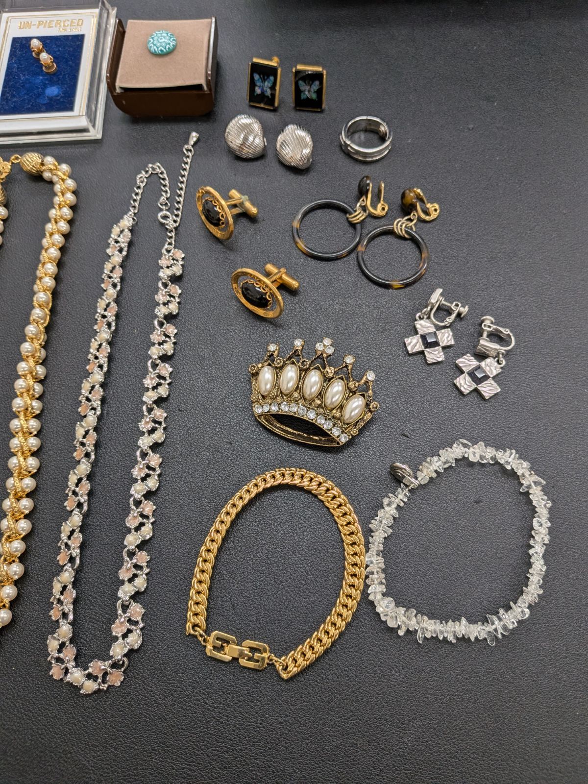 遺品整理品ジュエリーセット ネックレス ブレスレット 遺品整理まとめて㉝】ジュエリー 20点 GIVENCHY K18GP ネックレス