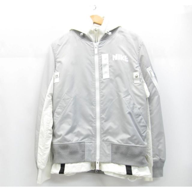NIKE × sacai ナイキ×サカイ レイヤーボンバージャケット サイズ：L