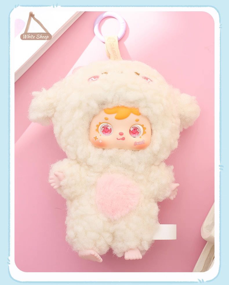 Samuel ベビーフェイスドール ピンク Mサイズ 1個 ぬいぐるみ