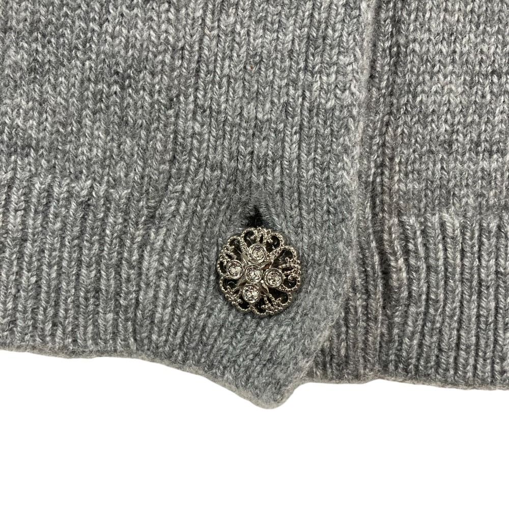 美品 FOXEY フォクシー スパークル カシミヤ ニット カーディガン