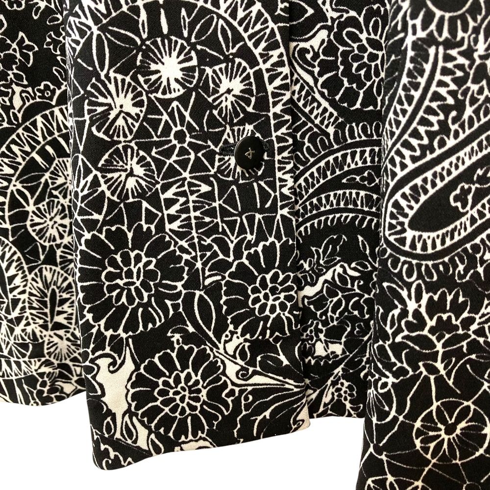 良品 LEONARD レオナール カンカンストレッチ フラワープリント ロング