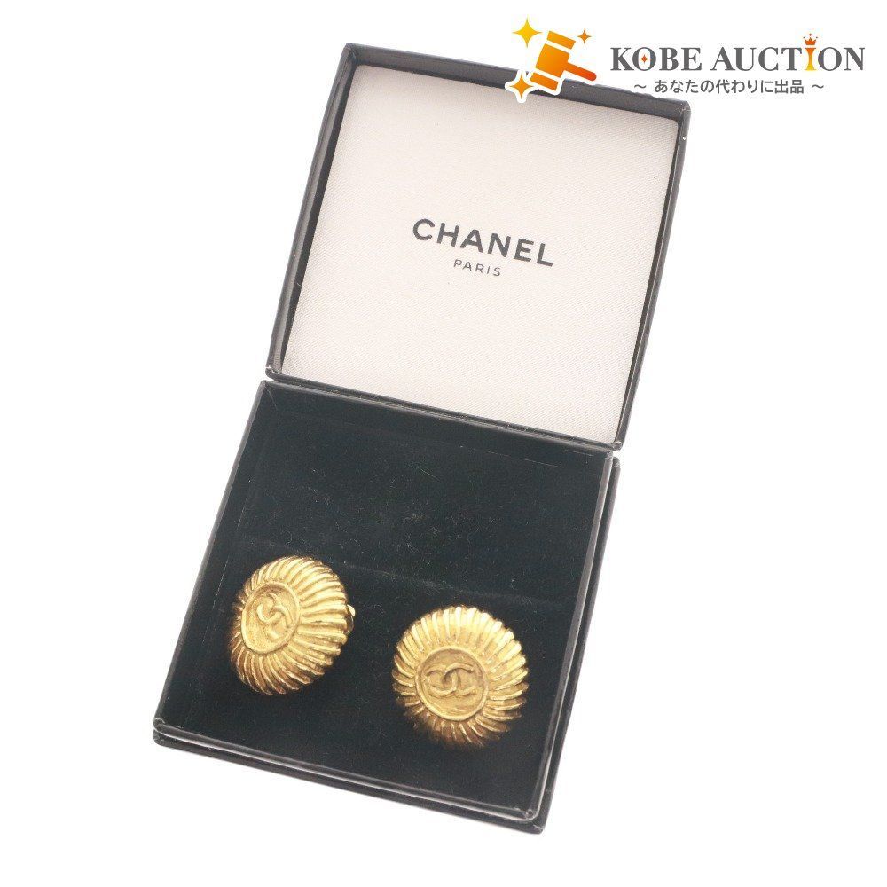 ● シャネル イヤリング ココマーク アクセサリー ヴィンテージ レディース ゴールドカラー き