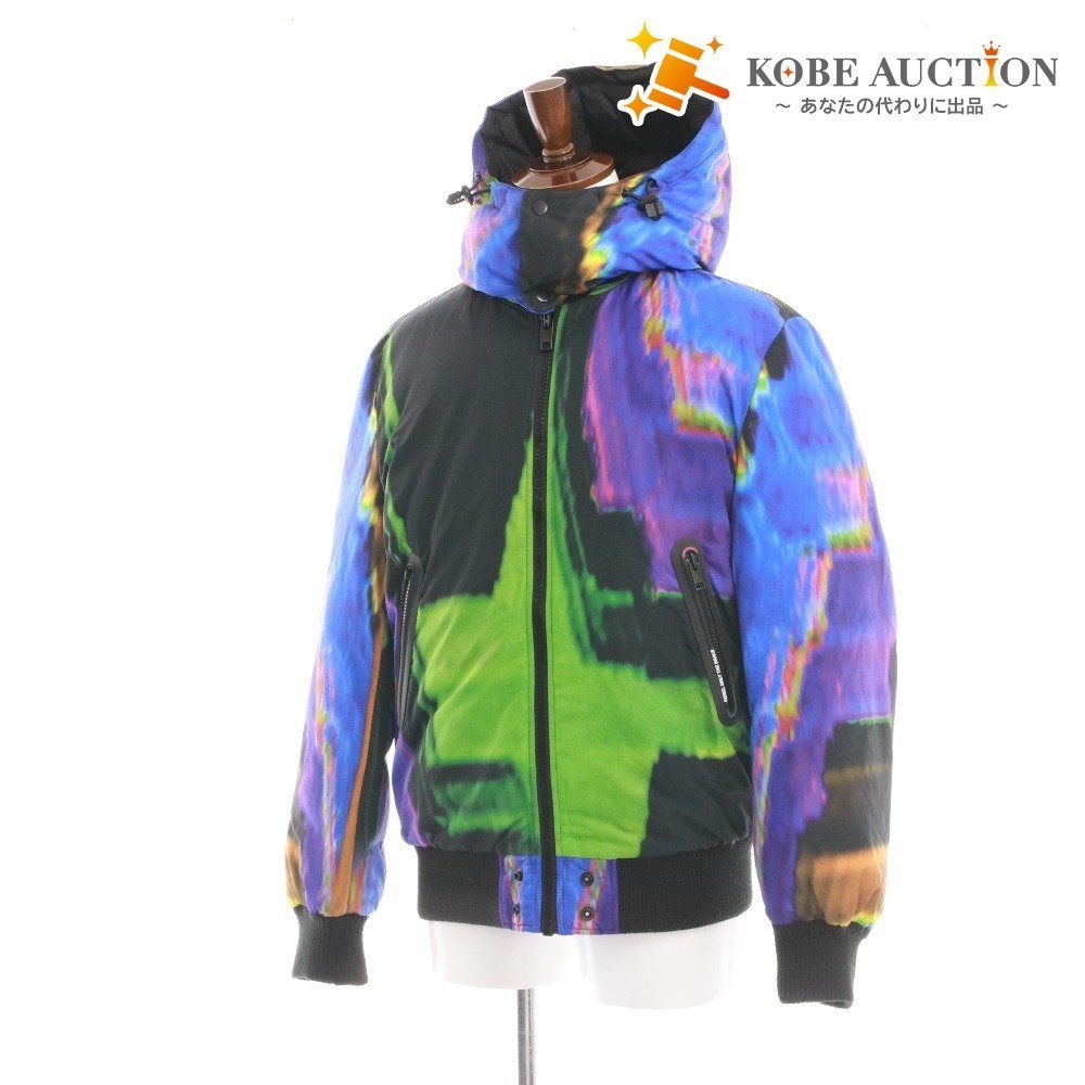 DIESEL ナイロンプリントジャケット　マルチカラー □ ディーゼル ジャケット アウター サイケデリックオーバープリント