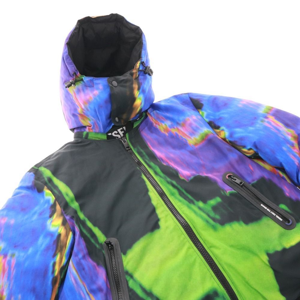 □ ディーゼル ジャケット アウター サイケデリックオーバープリント